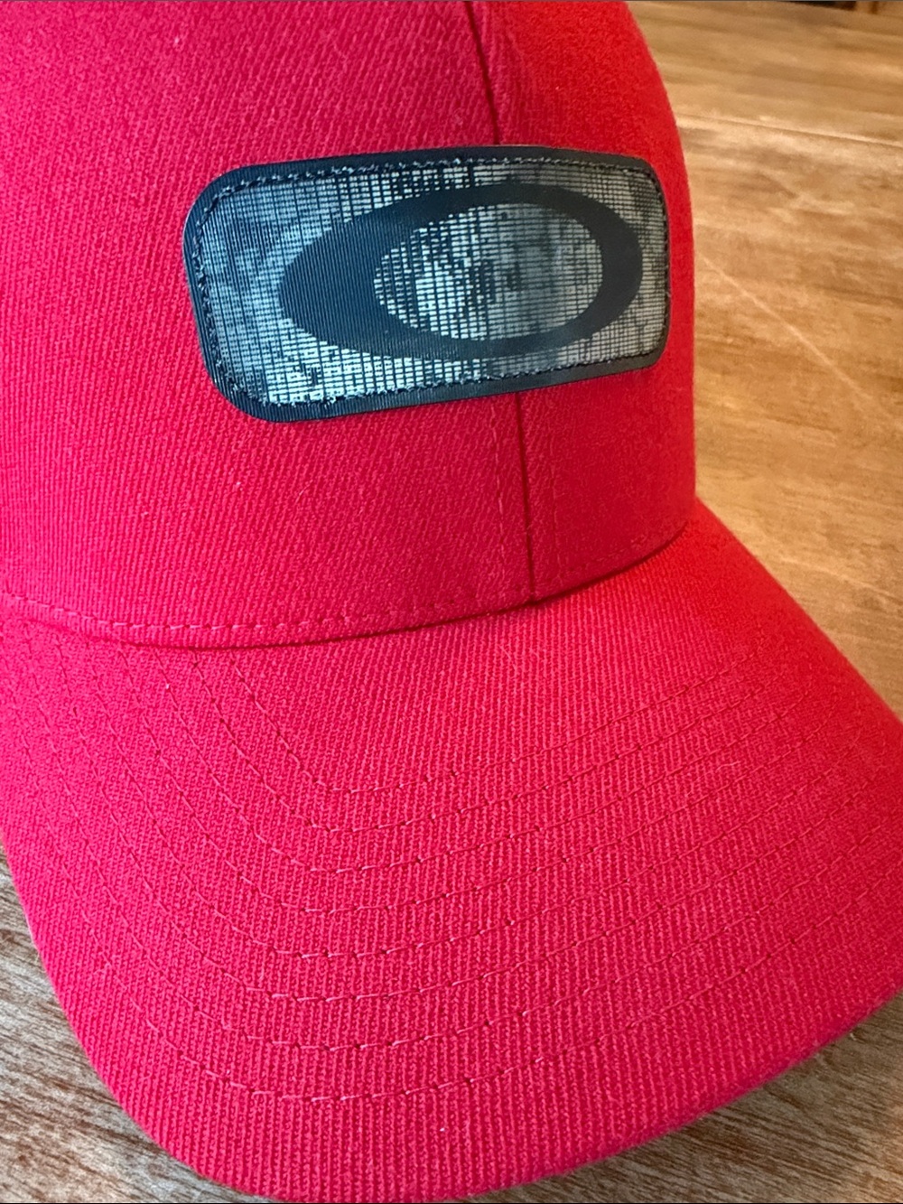 NWOT Oakley Red Trucker Hat